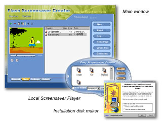 Flash Screensaver Creator Screenshot